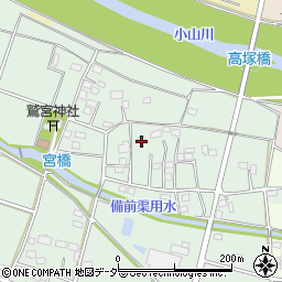埼玉県深谷市高畑121周辺の地図