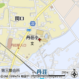 神川町立丹荘小学校周辺の地図