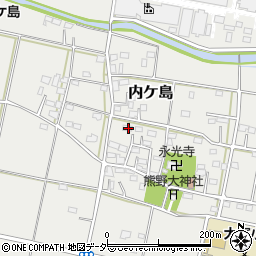 埼玉県深谷市内ケ島596周辺の地図