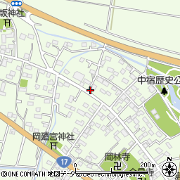 埼玉県深谷市岡3234周辺の地図