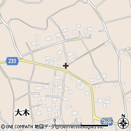 茨城県下妻市大木1626周辺の地図