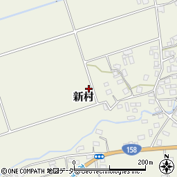 長野県松本市新村上新西周辺の地図