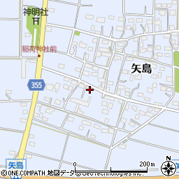 埼玉県深谷市矢島607周辺の地図