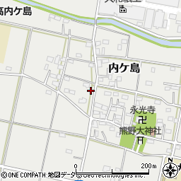 埼玉県深谷市内ケ島269周辺の地図
