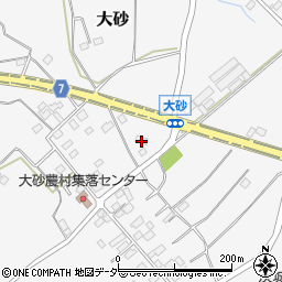 茨城県石岡市大砂10402周辺の地図