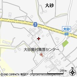 茨城県石岡市大砂10410周辺の地図