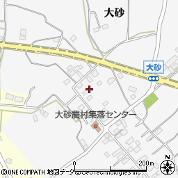 茨城県石岡市大砂10410周辺の地図