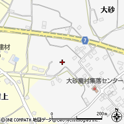 茨城県石岡市大砂14周辺の地図