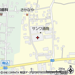 茨城県古河市上和田111-1周辺の地図