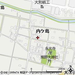 埼玉県深谷市内ケ島673周辺の地図