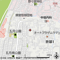 クレア・笹部Ｃ周辺の地図