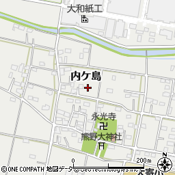埼玉県深谷市内ケ島674周辺の地図