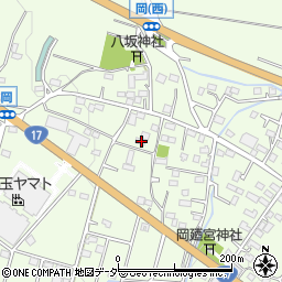埼玉県深谷市岡3177周辺の地図