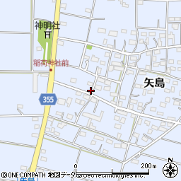 埼玉県深谷市矢島615周辺の地図