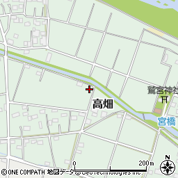 埼玉県深谷市高畑591周辺の地図