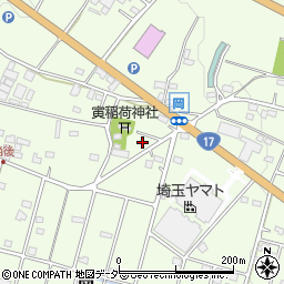 埼玉県深谷市岡1686周辺の地図