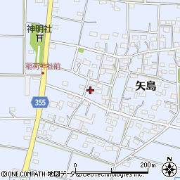 埼玉県深谷市矢島660周辺の地図