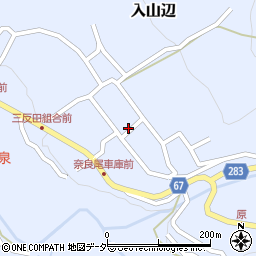 長野県松本市入山辺4735周辺の地図