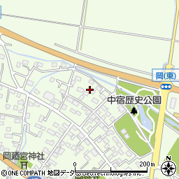 埼玉県深谷市岡3247周辺の地図