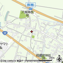 埼玉県深谷市岡3189周辺の地図