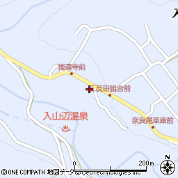 長野県松本市入山辺三反田4445周辺の地図