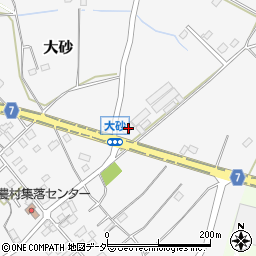茨城県石岡市大砂10403周辺の地図