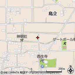 長野県松本市島立北栗周辺の地図