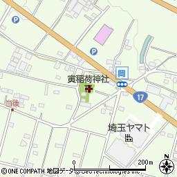 寅稲荷神社周辺の地図