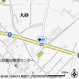 茨城県石岡市大砂10402-6周辺の地図