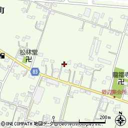群馬県館林市野辺町838-2周辺の地図