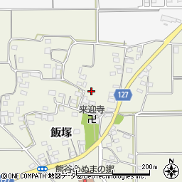 埼玉県熊谷市飯塚886-4周辺の地図