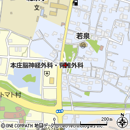 本田若泉稲荷神社周辺の地図