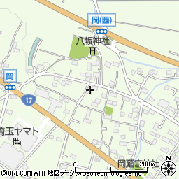 埼玉県深谷市岡3187周辺の地図