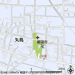 埼玉県深谷市矢島685周辺の地図