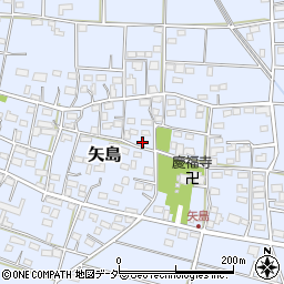 埼玉県深谷市矢島687周辺の地図