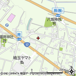 埼玉県深谷市岡3166周辺の地図