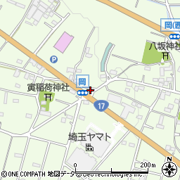 埼玉県深谷市岡1675周辺の地図