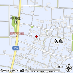 埼玉県深谷市矢島702周辺の地図