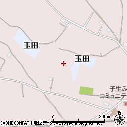茨城県鉾田市子生周辺の地図
