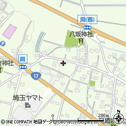 埼玉県深谷市岡3167周辺の地図