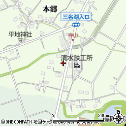 秋山畳店周辺の地図