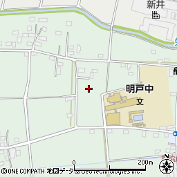 埼玉県深谷市新井22周辺の地図