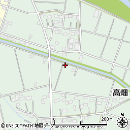 埼玉県深谷市高畑641周辺の地図