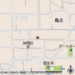 長野県松本市島立4043周辺の地図