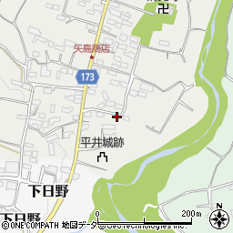 群馬県藤岡市西平井243周辺の地図