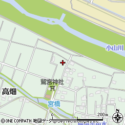 埼玉県深谷市高畑45-1周辺の地図