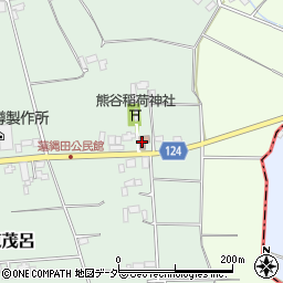 蓮縄田集落センター周辺の地図
