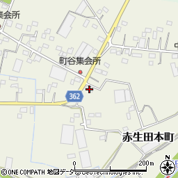 群馬県館林市赤生田本町1092周辺の地図