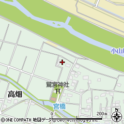 埼玉県深谷市高畑46周辺の地図
