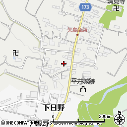 群馬県藤岡市西平井218周辺の地図